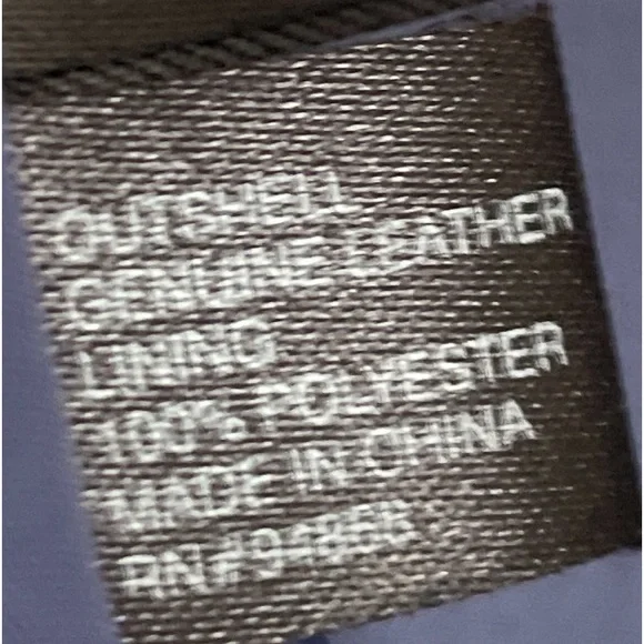 Women’s Leather Blue Button Down Jacket Size Large…Discontinued! - Picture 11 of 13